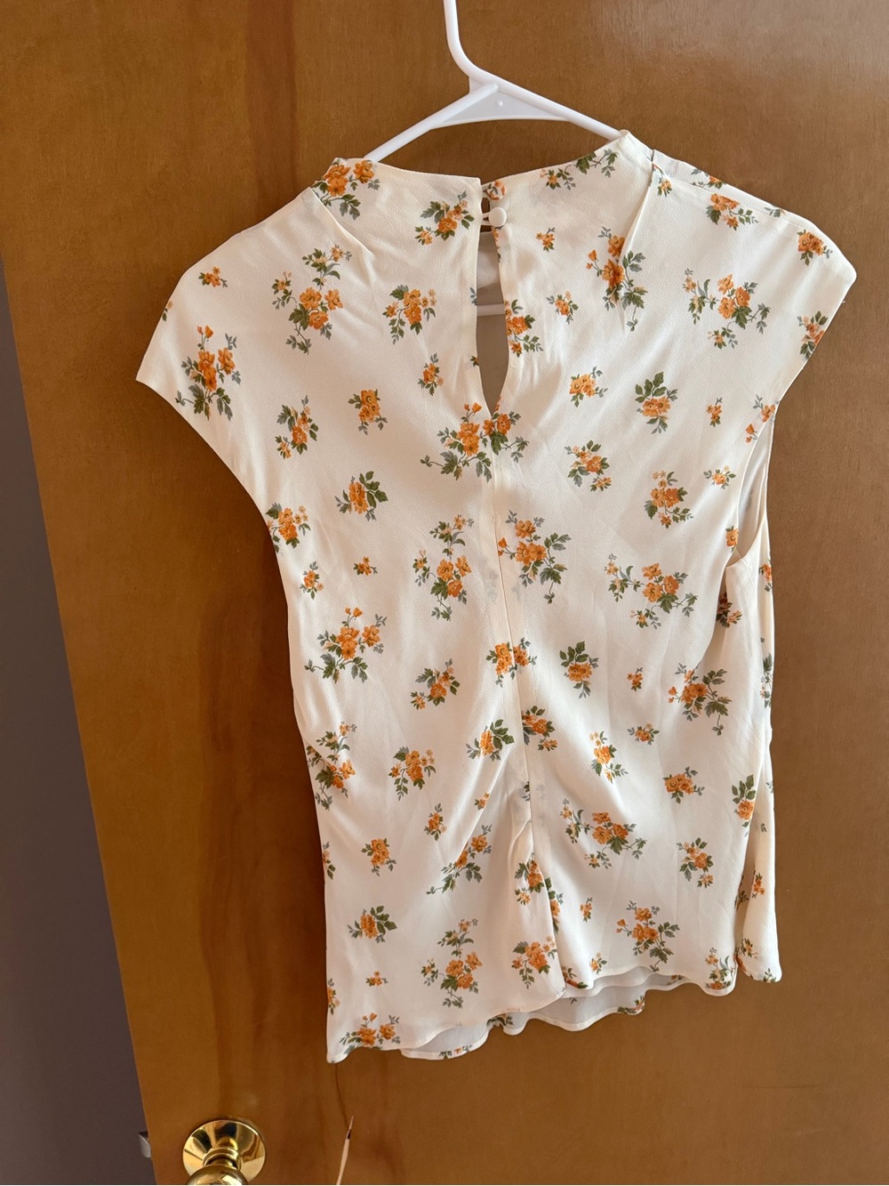 Reformation Floral Cap-Sleeve Jersey Top - Picture 3 of 6